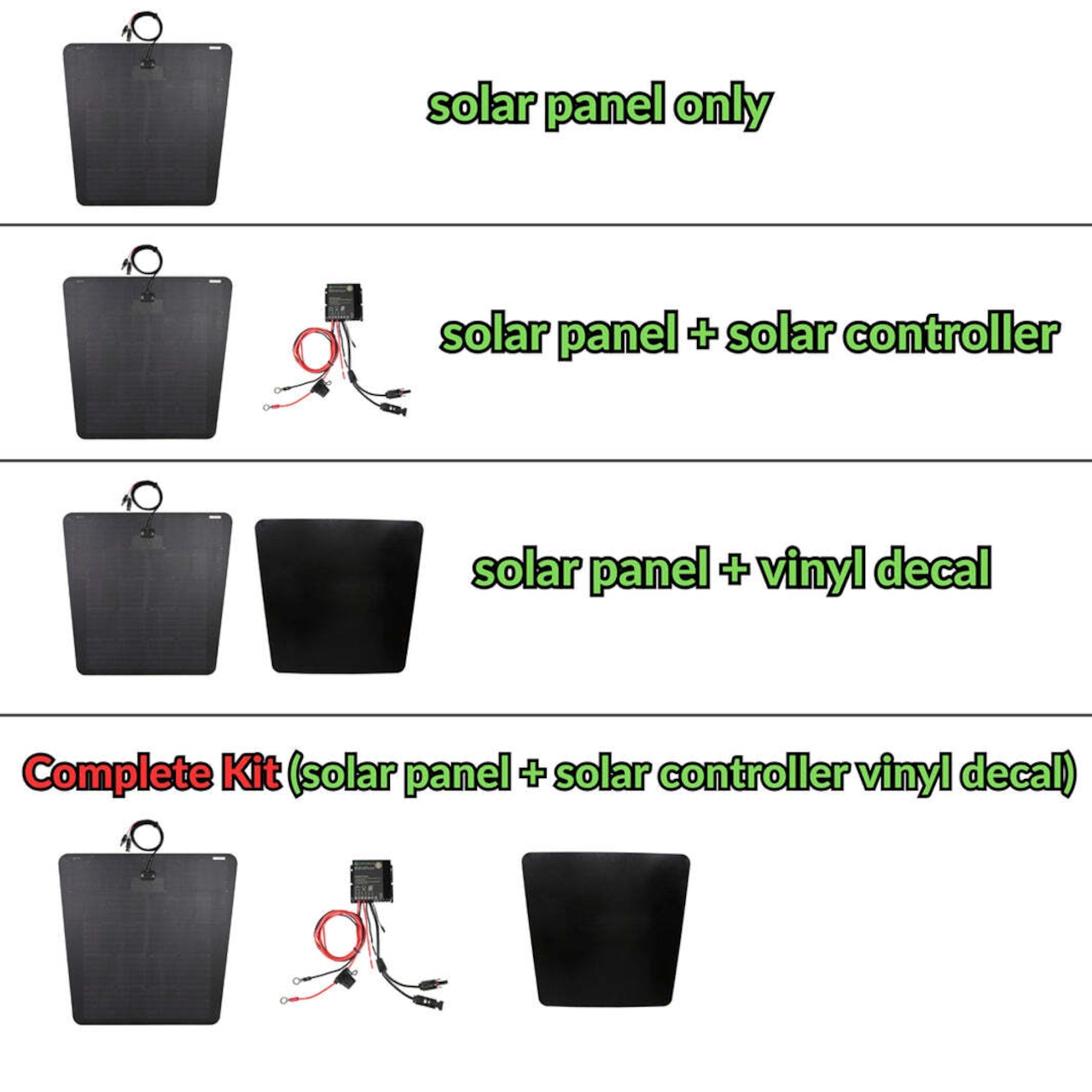 トヨタ 4ランナー 第4世代および第5世代 (2003-2024) Lensun 100W フードフレキシブルソーラーパネル - 7