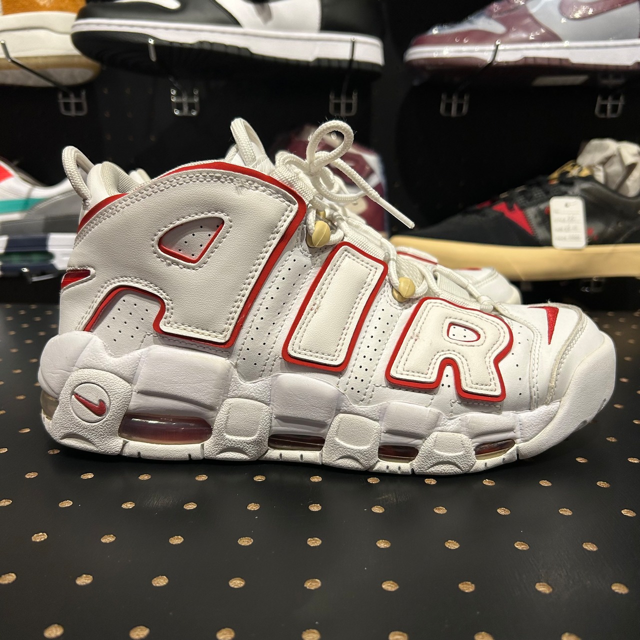 NIKE AIR MORE UPTEMPO "WHITE/VARSITY RED" (2021) US8.5/26.5cm