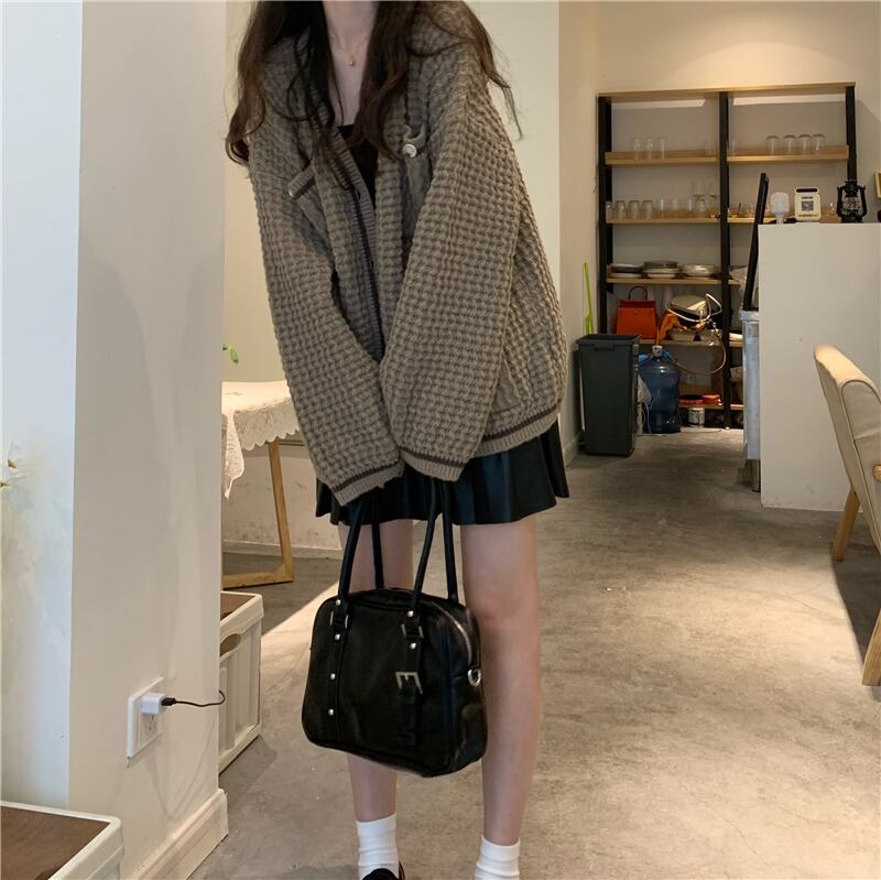 オータムウィンターセーター レディーススタイルルーズトップス ロング 秋物 冬物 萌量不足46974205005