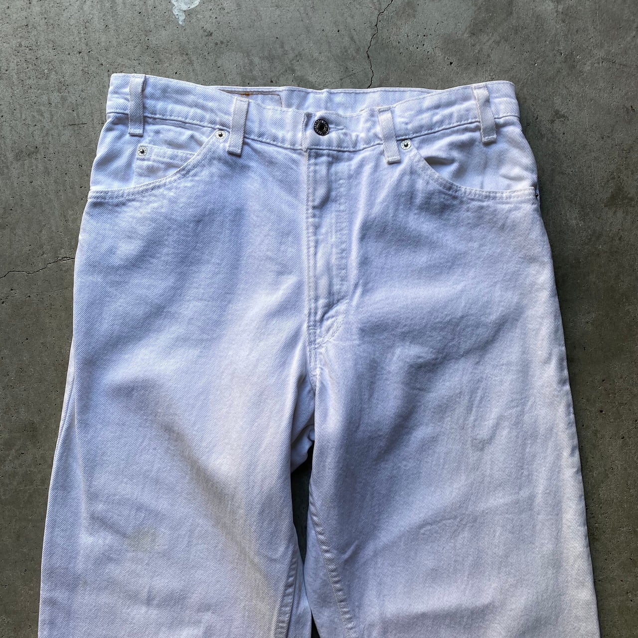 90年代 オレンジタブ USA製 Levi's リーバイス 550 ワイド バギー テーパード ホワイトデニムパンツ メンズW34 古着 90s  ヴィンテージ ジーンズ 白【デニムパンツ】 | cave 古着屋【公式】古着通販サイト