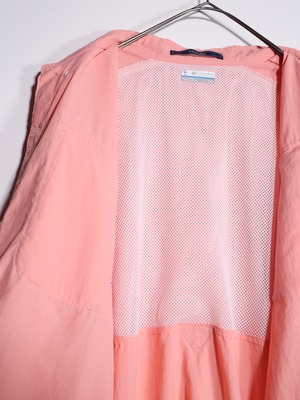 "Columbia" pink PFG fishing design s/s shirt