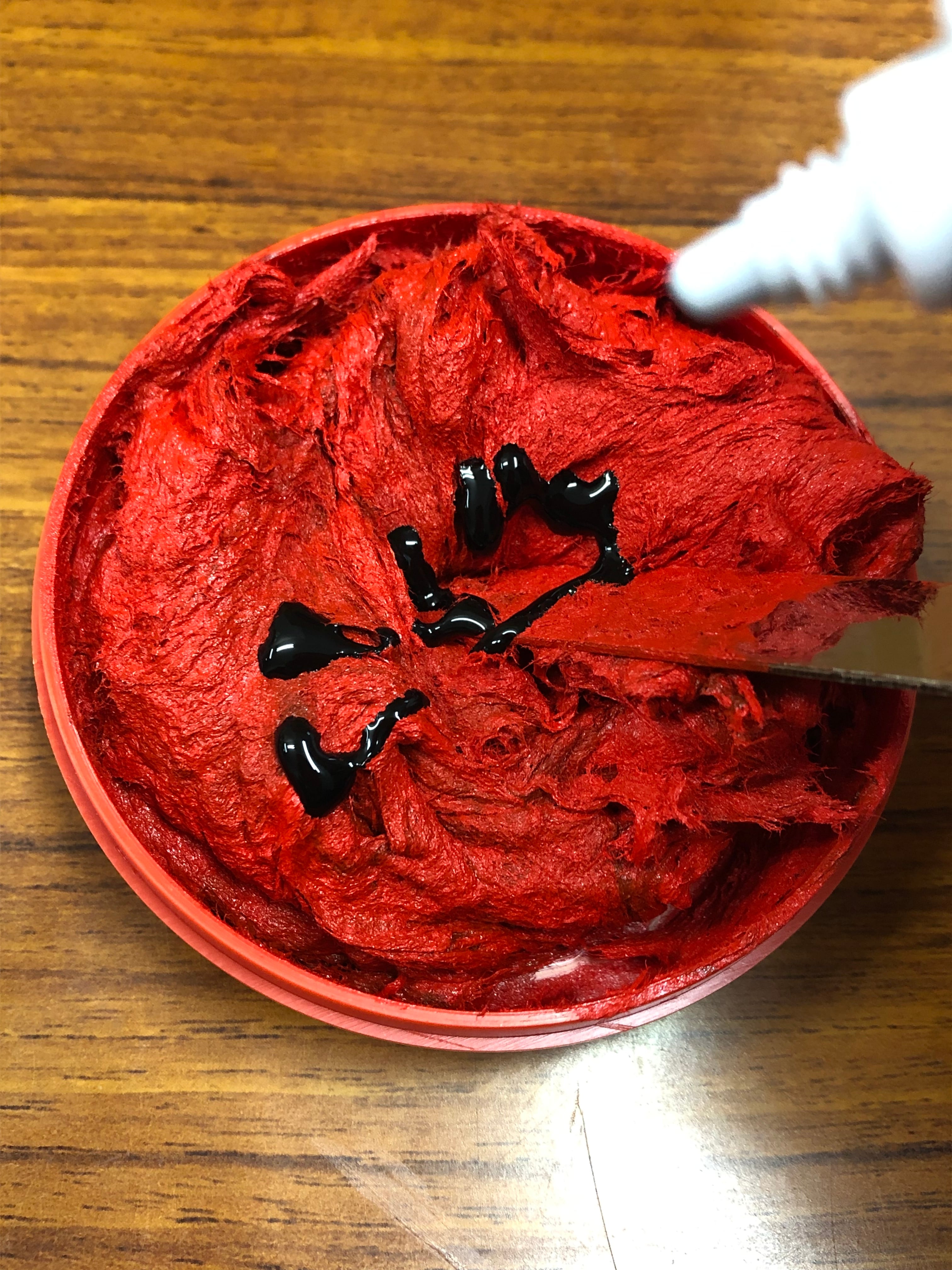 ヒシエム練り朱肉400gプラ缶入り 各種 | ヒシエム朱肉本舗