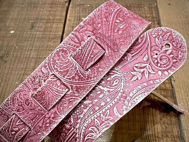 【G-Premium Paisley 】Vintage Red Fabric