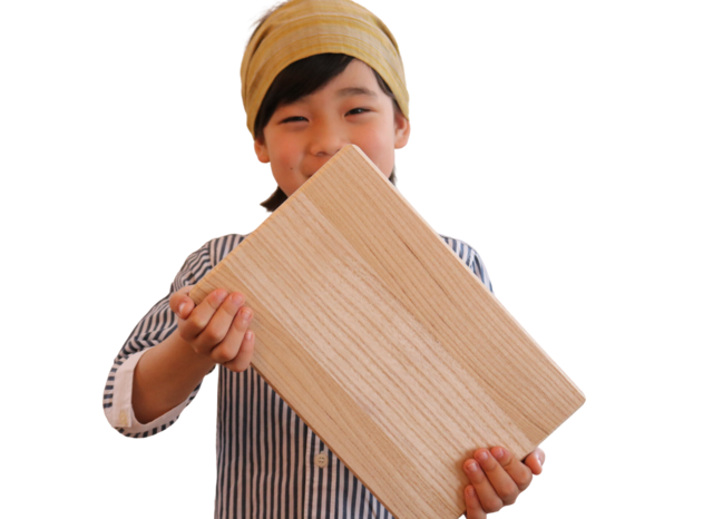 ＃小物から始める木工のある暮らし　会津の桐のまな板 　大