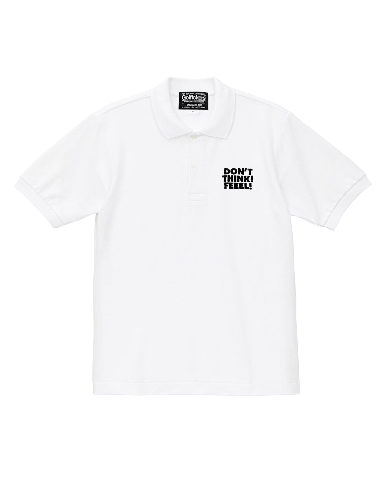 HOLE 664] 鹿の子ポロシャツ -White- ☆予約商品 | Golfickers
