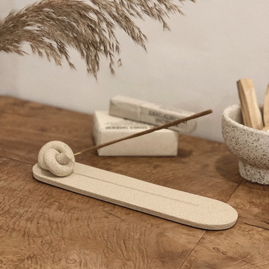 knotted incense holder / ノッテッド インセンス スティック ホルダー