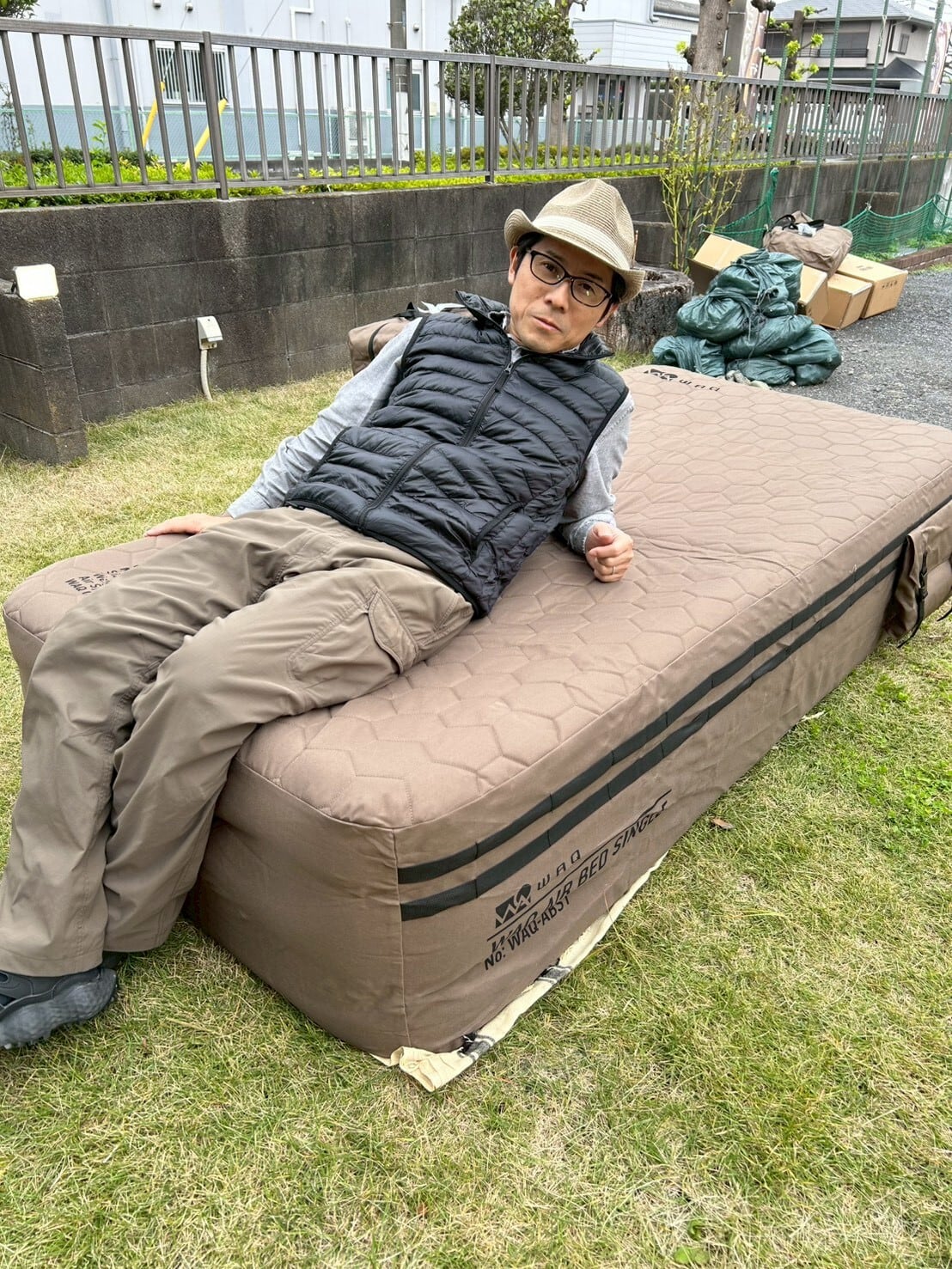 WAQワック】 AIR BED〈 SINGLE 〉エアベッドシングル | CAMP MARKET