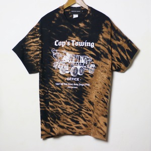 【HIROYUKI OBARA 】抜染Tシャツムラ　軍レッカー車