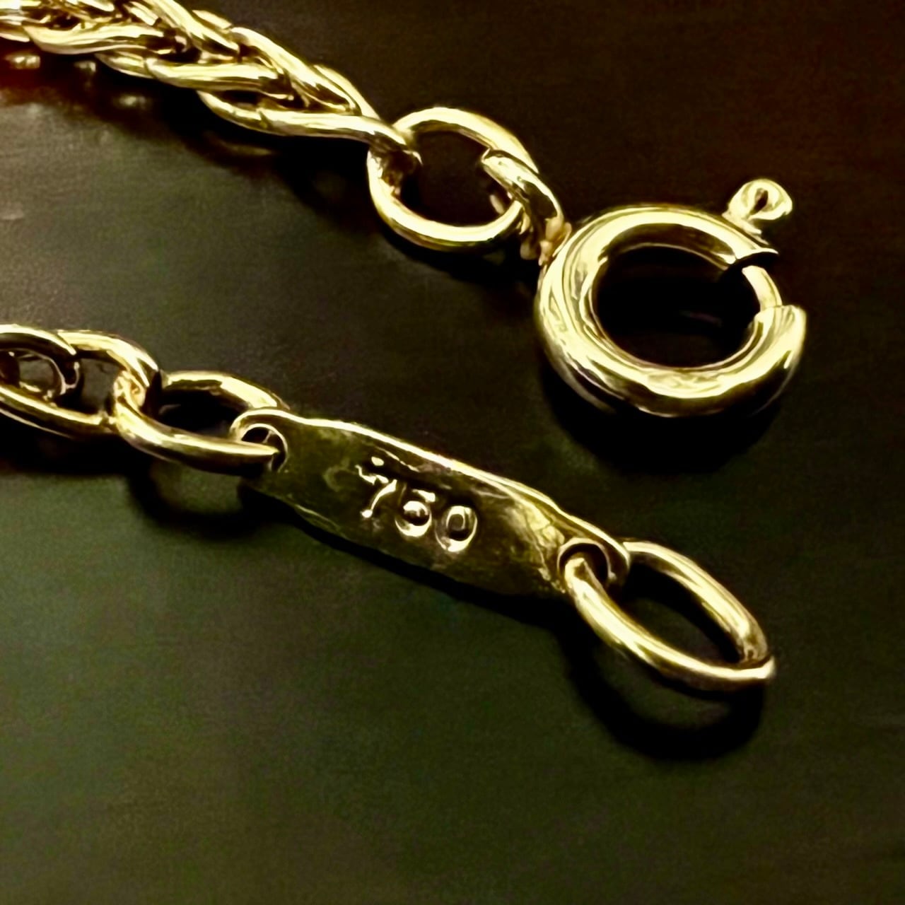 VINTAGE TIFFANY & CO. 18K Gold Small Braid Bracelet | ヴィンテージ
