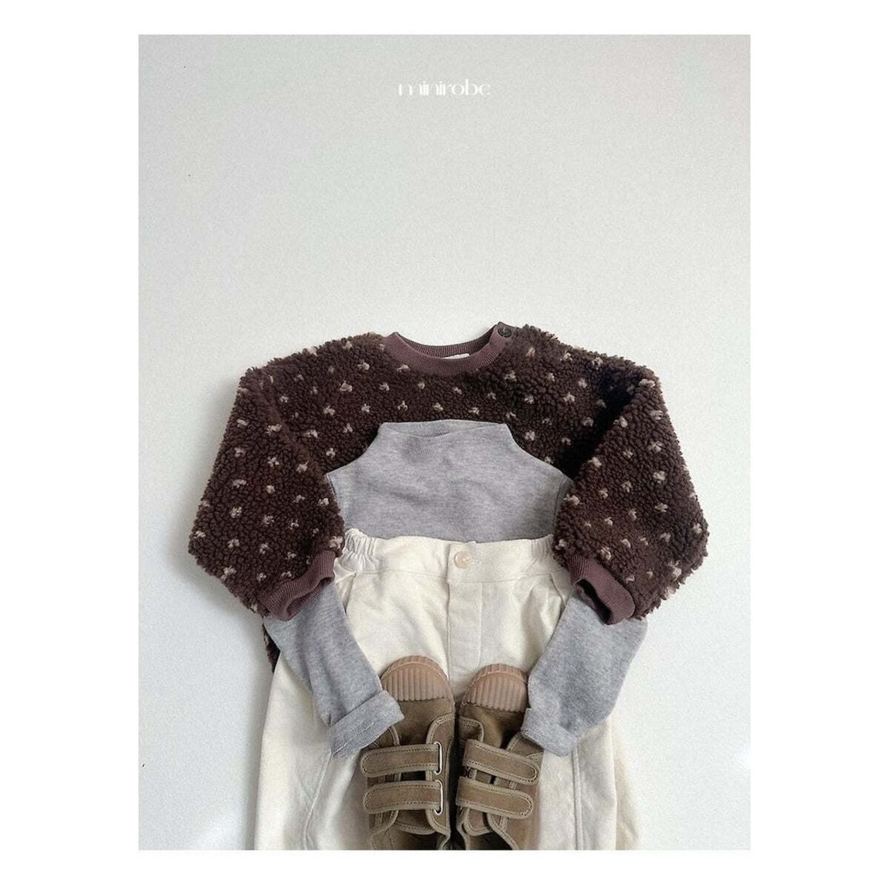 【取寄】minirobe マルチダンブルスウェット｜冬服｜韓国子供服