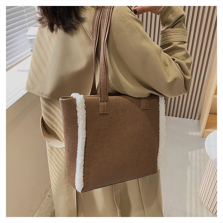 オータムウィンタースタンダードショルダーバッグ レトロ 秋物 冬物 トートバッグ ハンドバッグ Tiancai_Wing_Bag50683635339