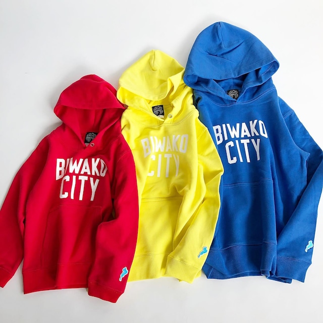 BIWAKO CITY / BASIC LOGO KIDS SWEAT HOOD PARKA