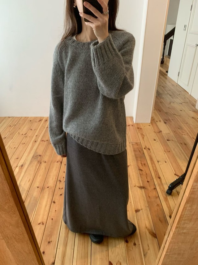 (予約) fl lanel / Harley mohair knit 3color