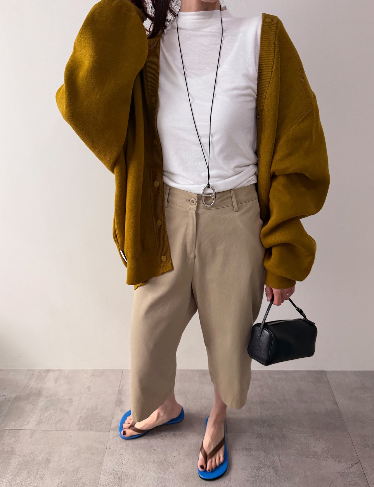 【新作5%OFF・3日間】Over-fit Cotton Cardigan_4colors
