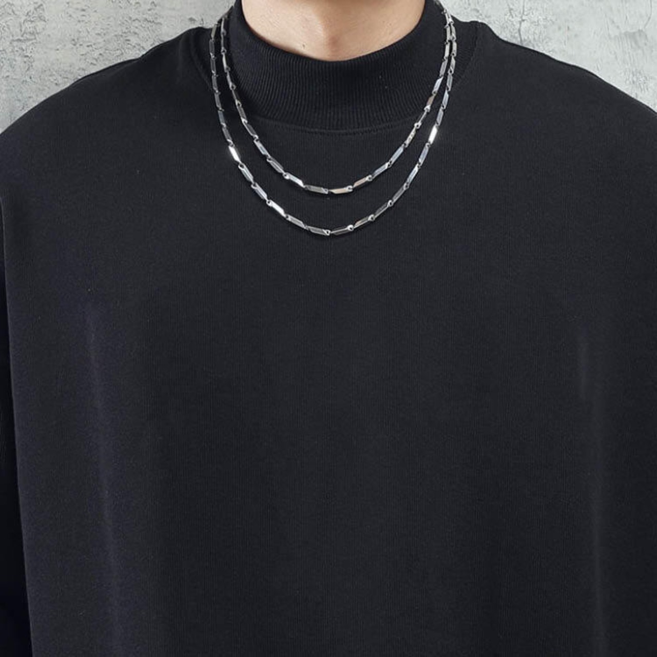 チタンチェーンネックレス　MT0060001