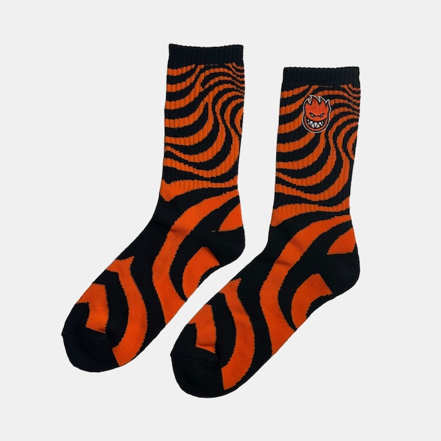 Spitfire Bighead Fill EMB SWL Socks - blk/org