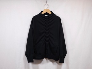 WHOWHAT”SPINAL SWEAT<BOTTLE NECK>BLACK”