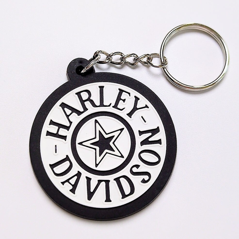 ♧ 送料無料！ ☆ラバーキーホルダー☆〘1130〙 【 Harley Davidson
