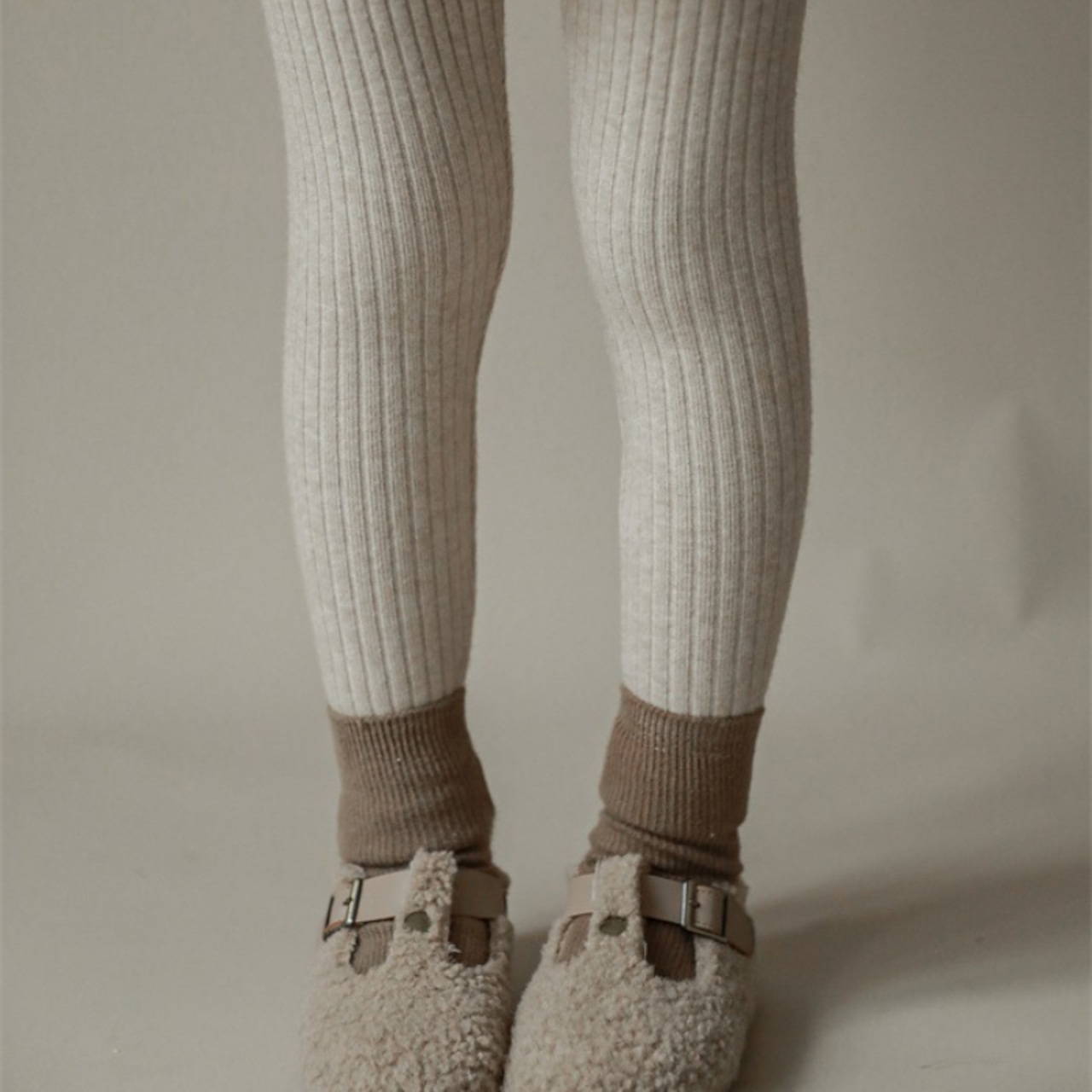 ピュアカラーリブレギンス5色