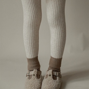 ピュアカラーリブレギンス5色