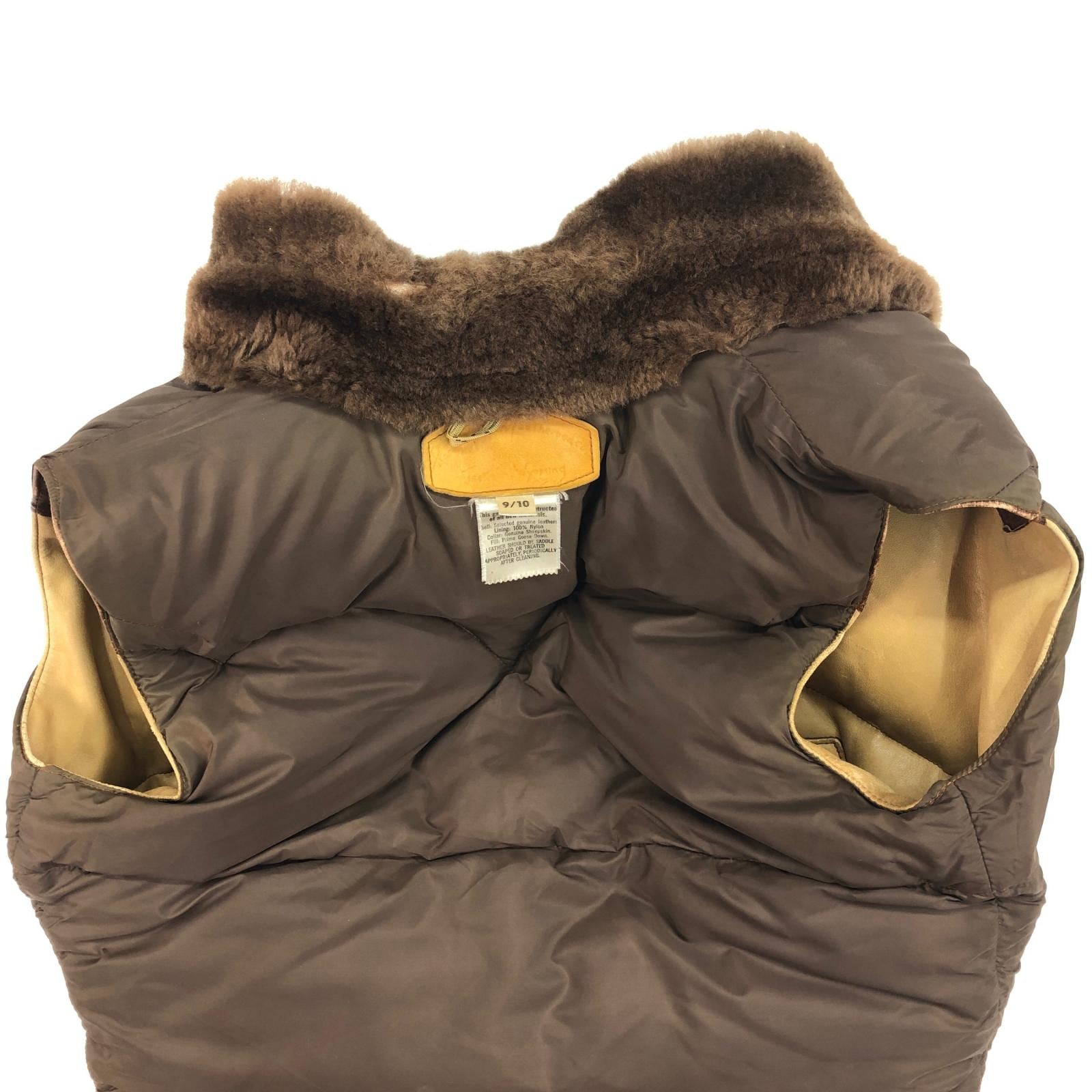 ROCKY MOUNTAIN ロッキーマウンテン 70年代 LDV LEATHER DOWN VEST