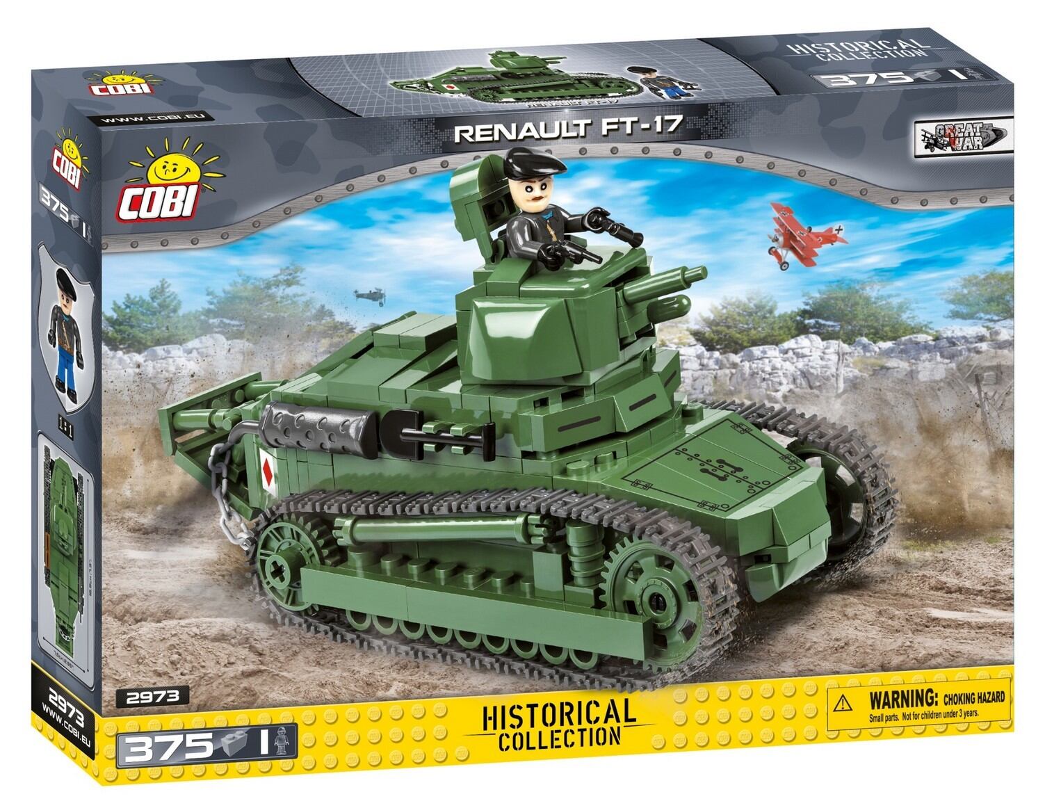 Cobi 2973 ルノー Ft 17 軽戦車 ミリタリーブロック公式オンラインショップ Militaryblock Official Online Shop
