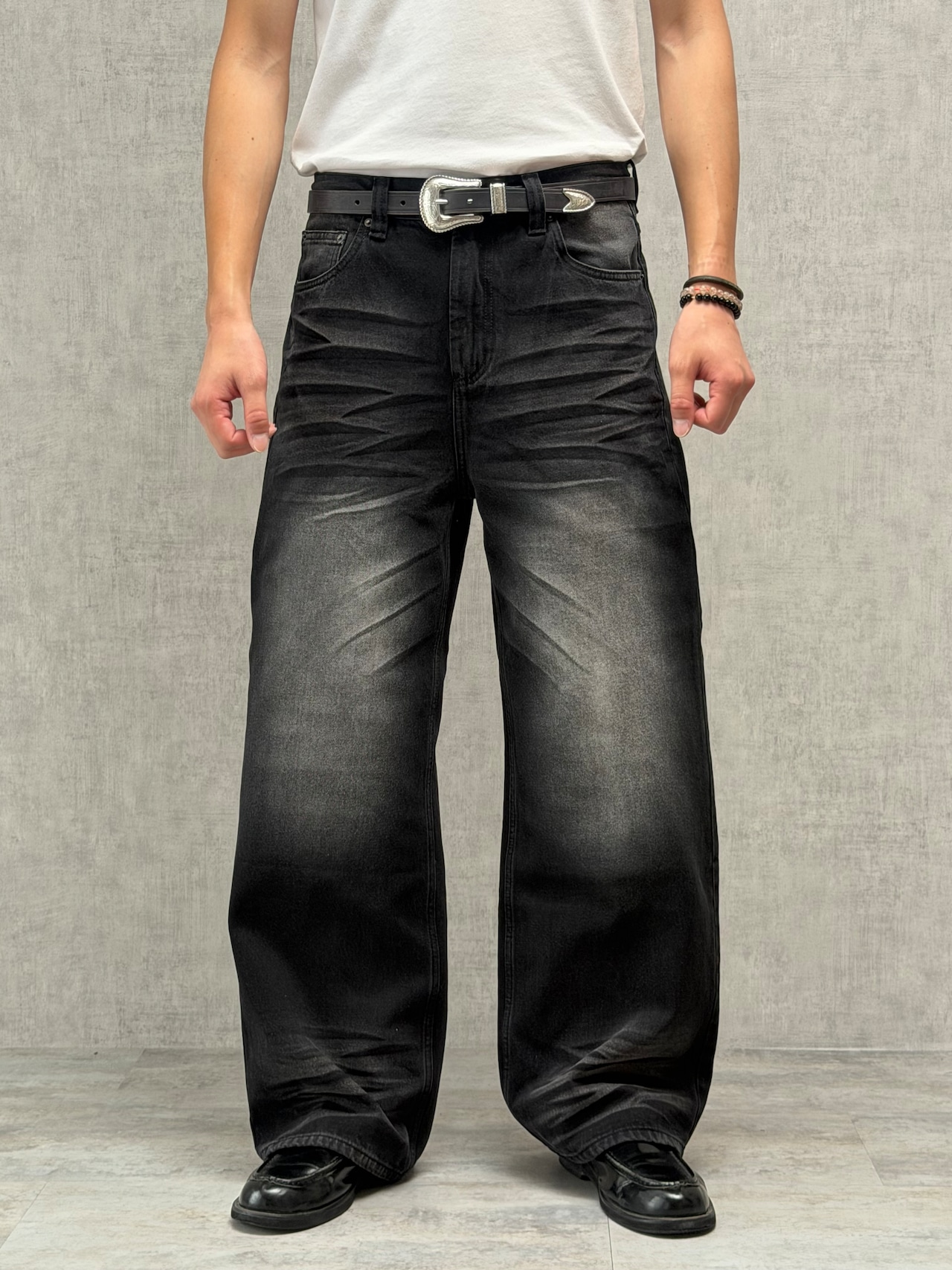Shadow Fade Loose Fit Denim