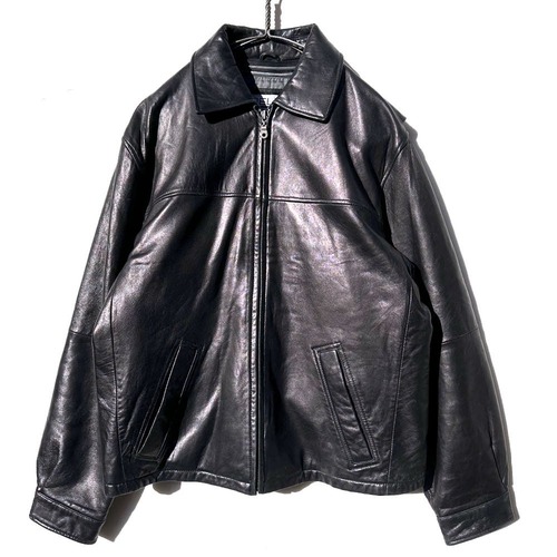 [WILSONS] Vintage Zip Up Lamb Leather Jacket Thinsulate Liner [1990s-] Vintage Single Leather Jacket