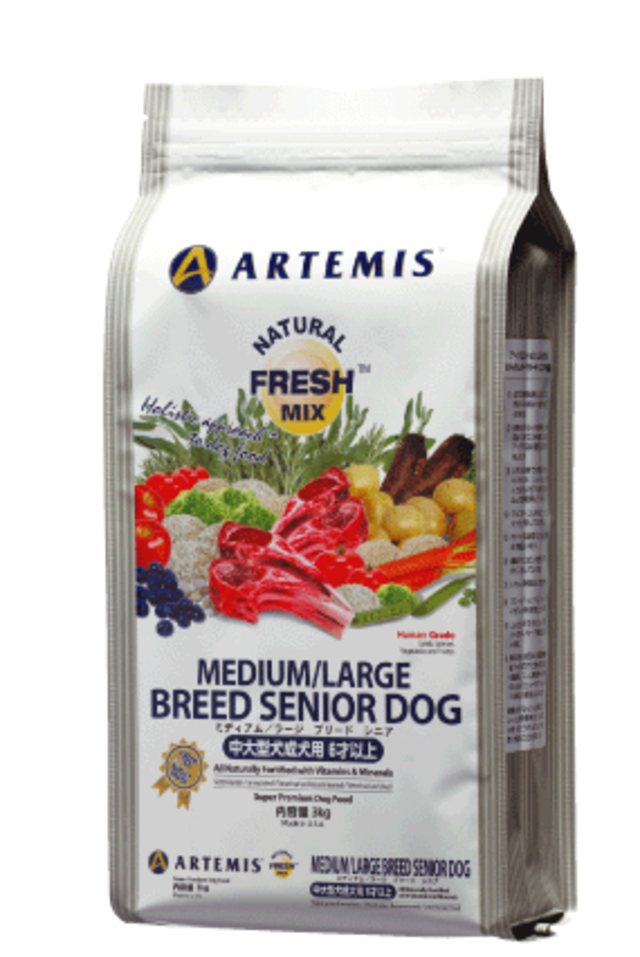 ARTEMIS（アーテミス）FRESH MIX MEDIUM/LARGE BREED SENIOR ミディアムラージブリードシニア 3kg