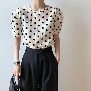 dot round neck pullover（2color）＜t1064＞