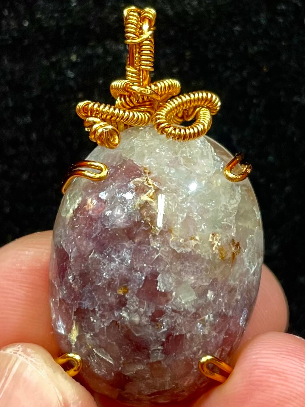 16) 採掘初期「ユーフォラライト44」PT(カボション)