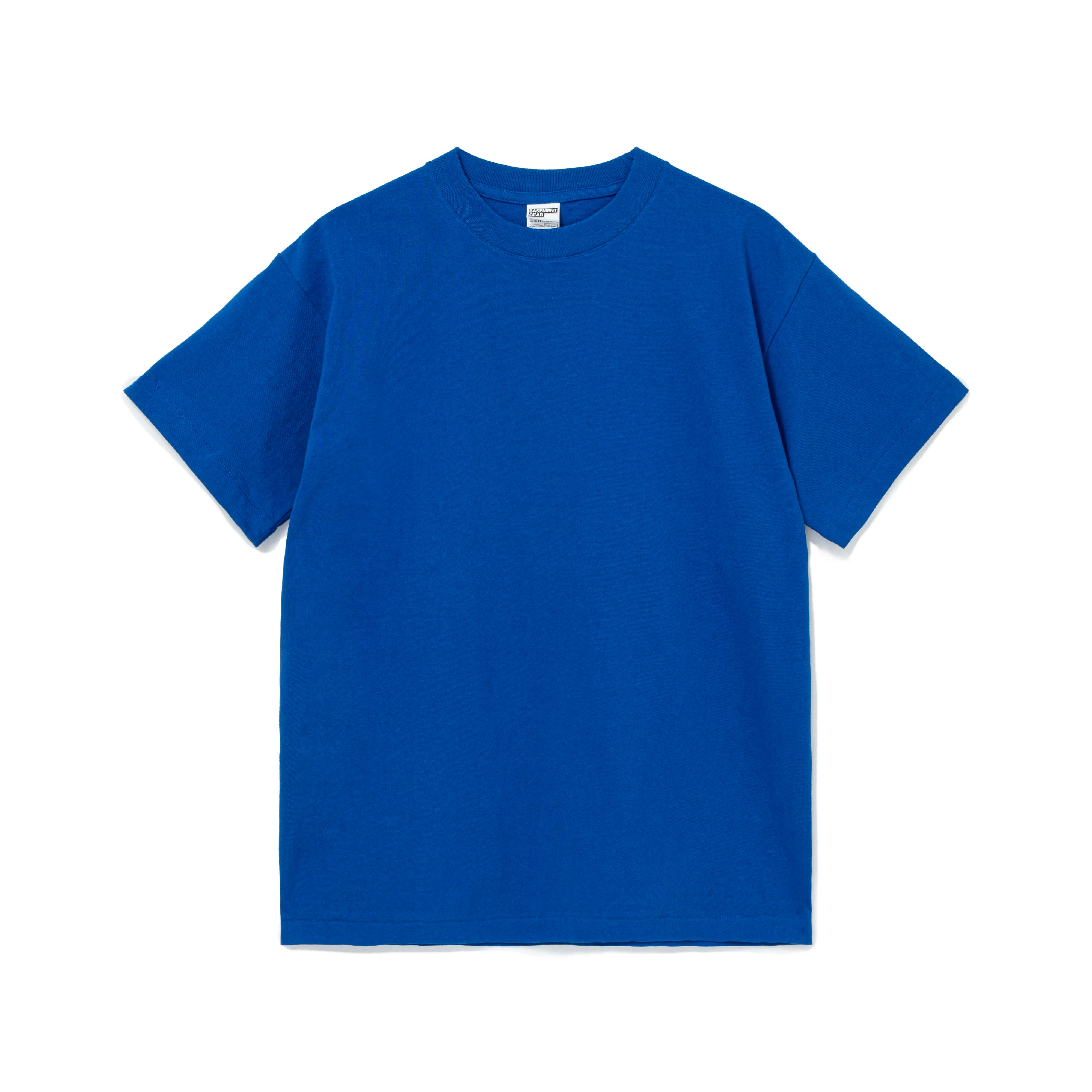 7oz Garment Wash S/SL Tee <Royal Blue> | basementgear
