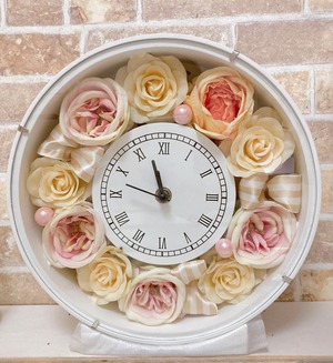 お花の時計／壁掛け時計／置き時計
