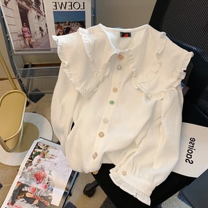 ビジューボタンツインカラートップス　　2244