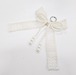 予約【ritogato】Keyring Layered (White Perl ribbon)