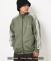 ◆カットスウェード 袖ライン トラックJKT◆wi-311002