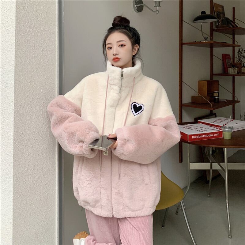 ウィンターファーコート ジャケット レディース 大人ガーリー スウィート キュート カジュアル 冬物 ステッチ YY-ファッション18498425493