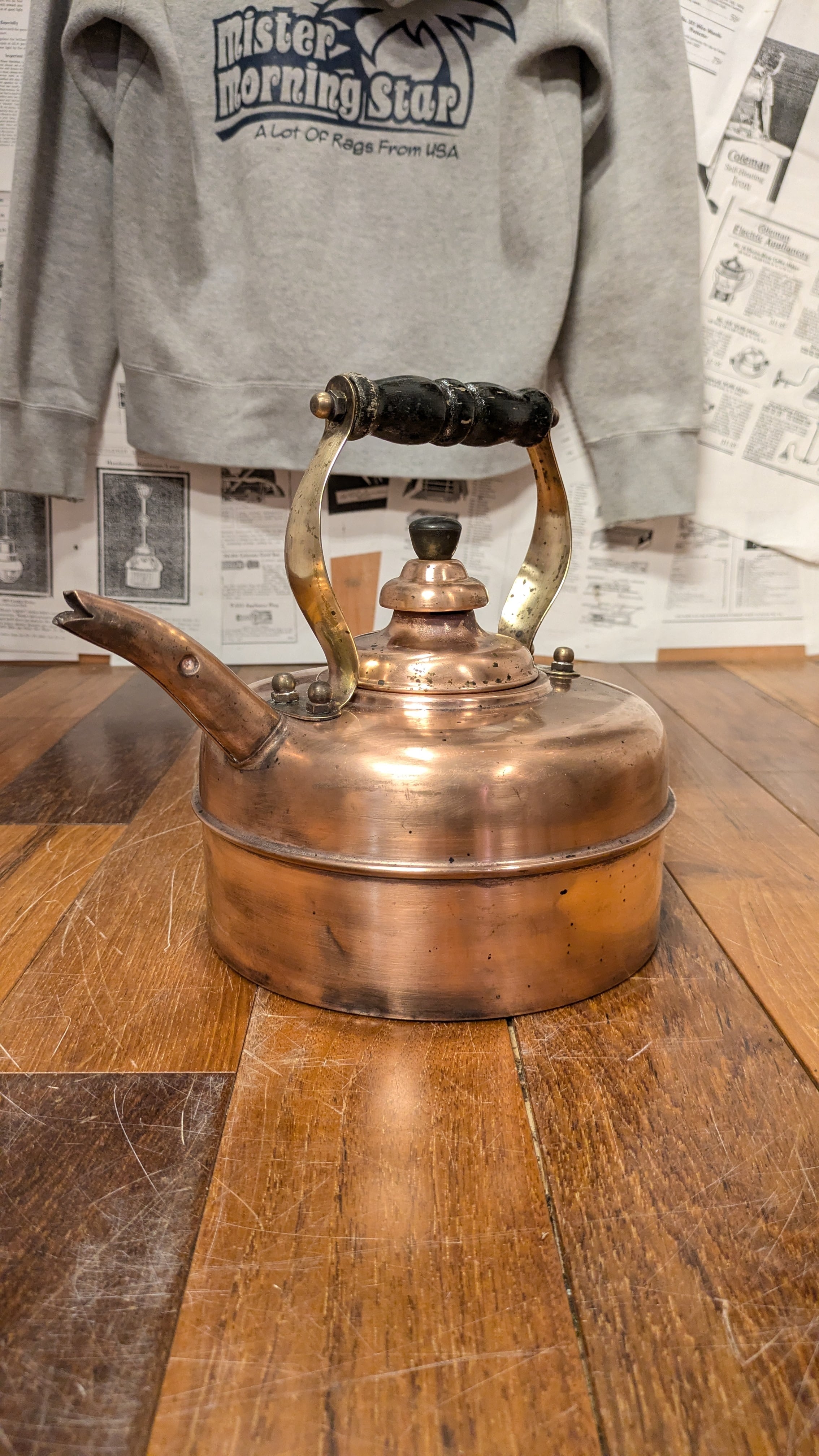 Vintage Simplex Copper Kettle madeinEngland 高級 シンプレックス