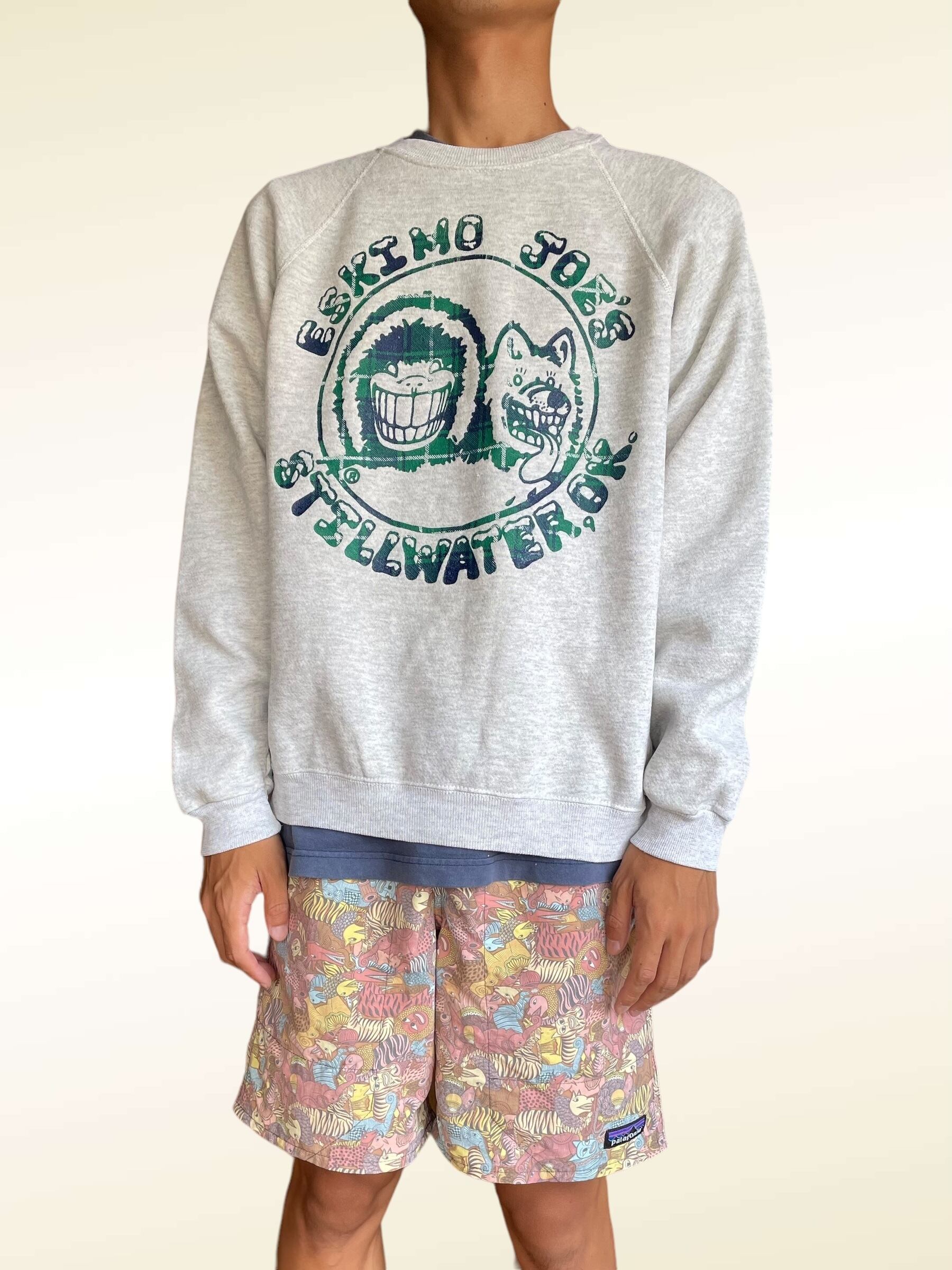 80s~ ESKIMO JOE'S raglan sweat shirt XL 80s~ ESKIMO JOE'S raglan sweat shirt XL
