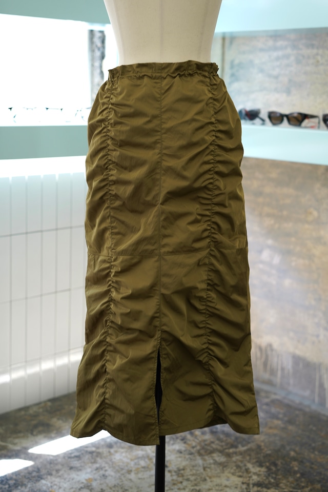GATHER LONG TIGHT SKIRT