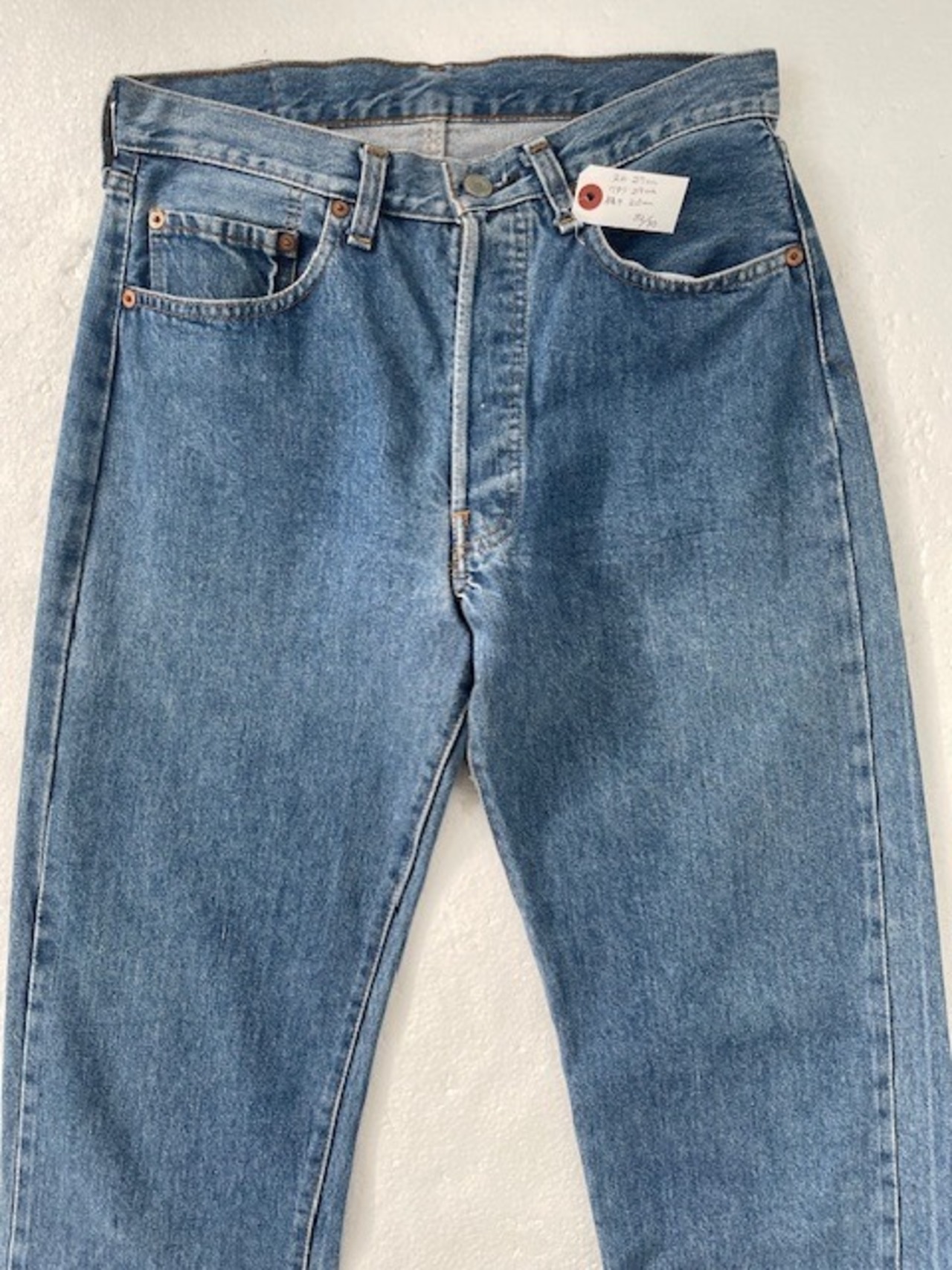 M-107  リーバイス Levis501古着 1980年代赤耳 米国製刻524　W 79cm  股下 73cm　