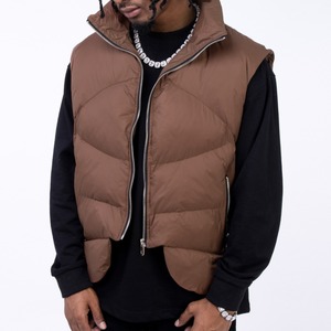 【DRIP1206】D/B Plain Quilted Down Vest