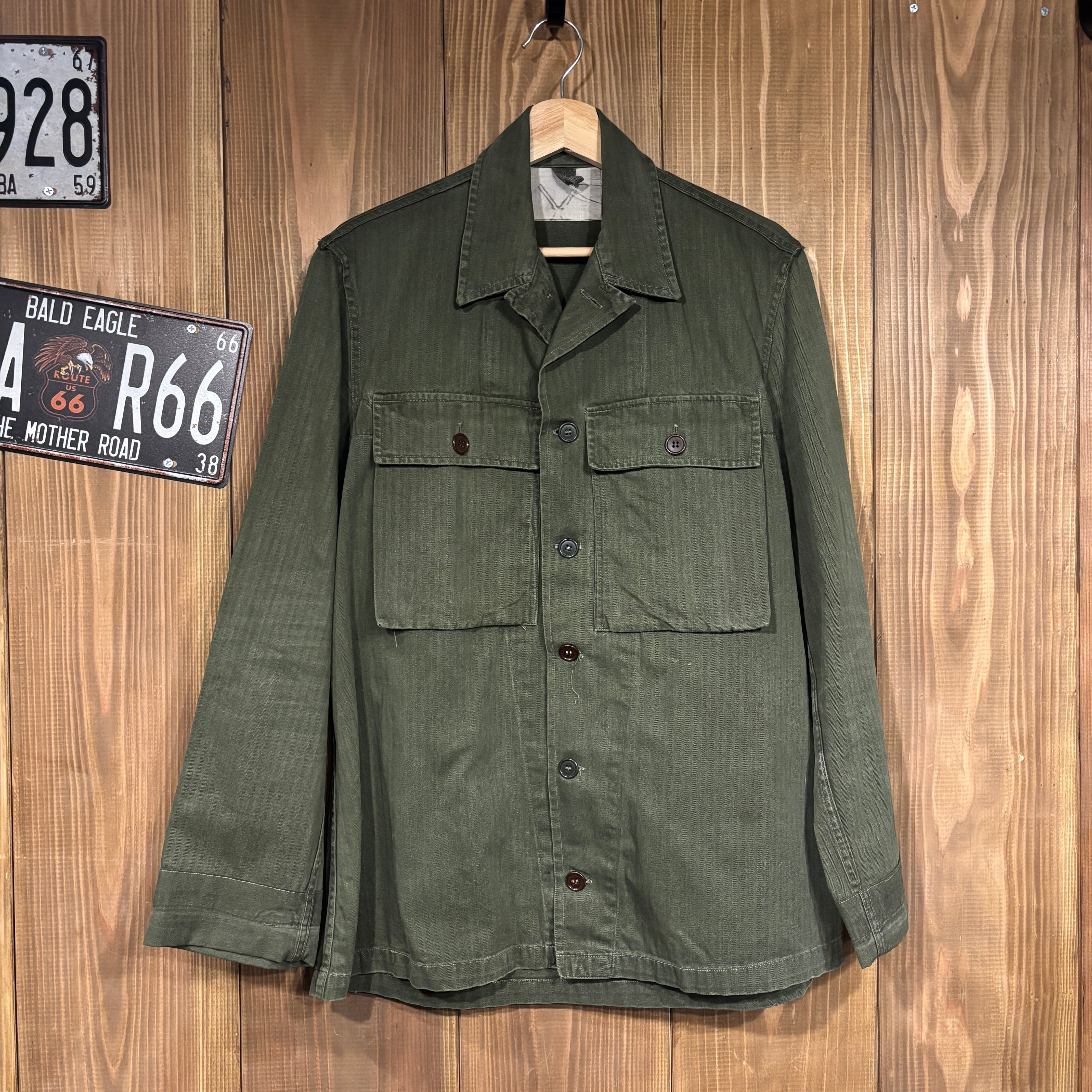 希少 50s Dutch Army オランダ軍 実物 ロング丈 ヴィンテージ