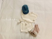 【取寄/韓国直送】26/SM クロップルワッフルパンツ 夏服｜ベビー服｜韓国子供服