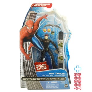ハズブロ スパイダーマン3 ニュー・ゴブリン (ローリング・アタック) 6インチ アクションフィギュア 未開封
