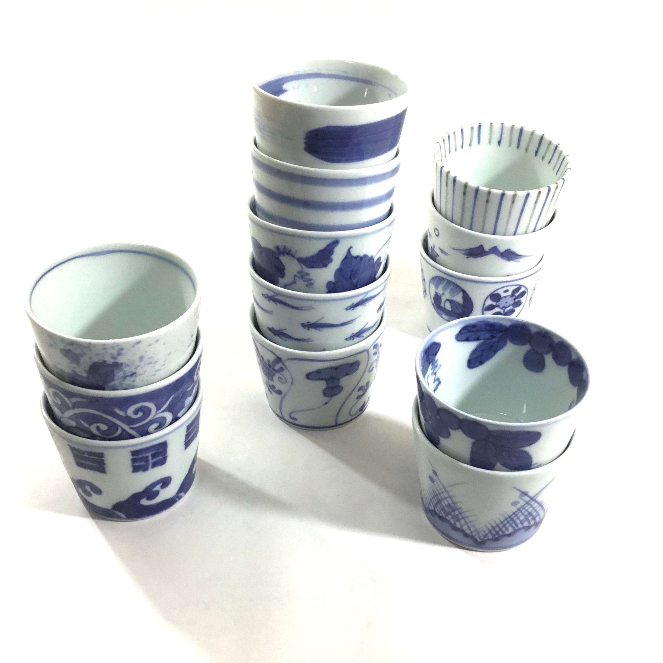麦わら手蕎麦猪口 | 藍の器 青雅堂