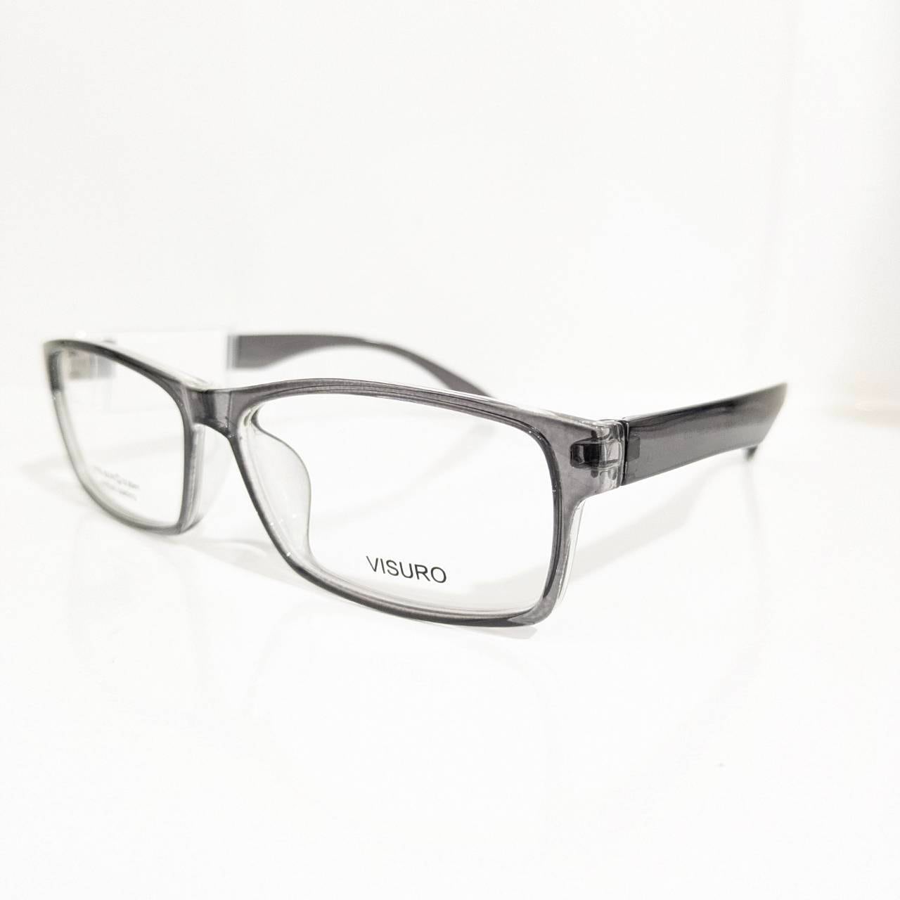 【VISURO】スクエアセルフレーム グレー