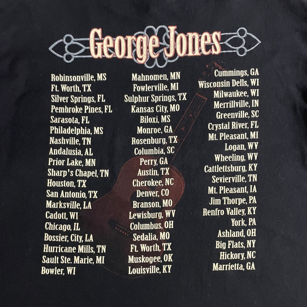 90年代 George Jones ジョージ・ジョーンズ ツアーTシャツ メンズXL 