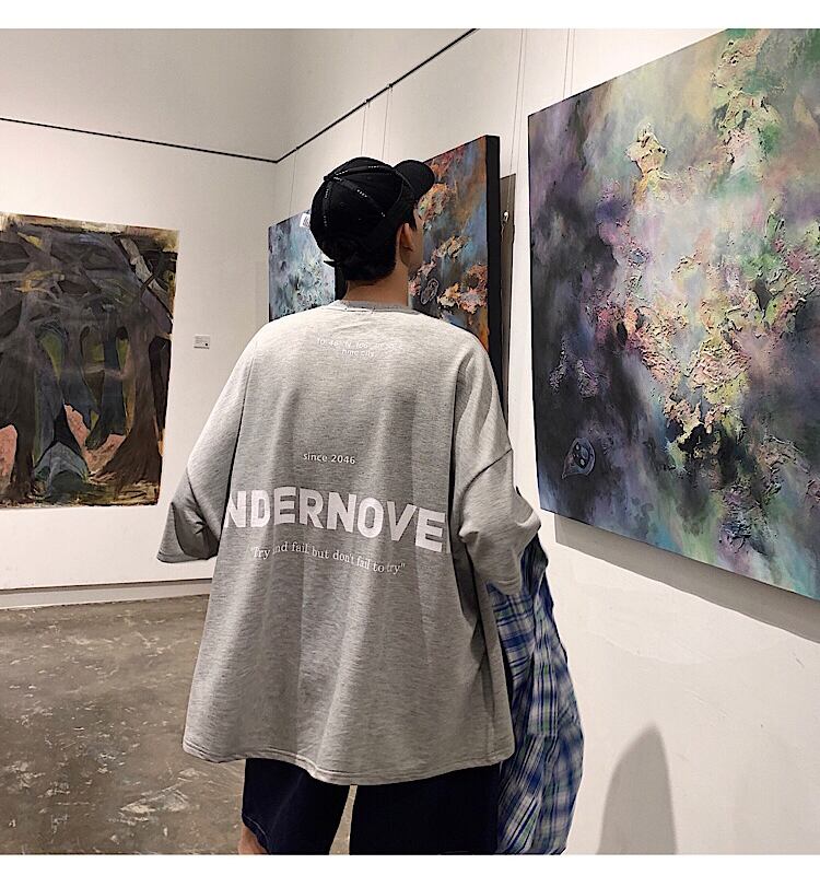 全2色 Tシャツ カットソー プリント カジュアル おしゃれ