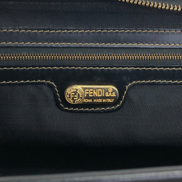 FENDI フェンディ ペカン ショルダーバッグ ブラウン PVC レザー 2way ボストン vintage ヴィンテージ オールド fw8ie6